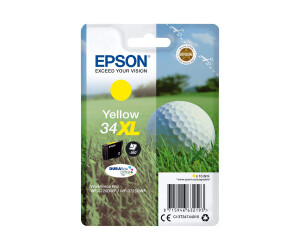 Epson 34xl - 10.8 ml - XL - Yellow - Original - Blister packaging