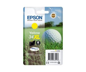 Epson 34xl - 10.8 ml - XL - Yellow - Original - Blister packaging