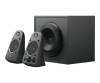 Logitech Z625 - speaker system - 2.1 channel - 200 watts (total)