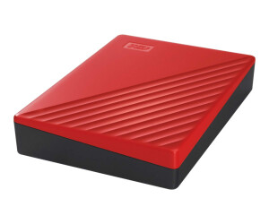 WD My Passport WDBPKJ0040BRD - Festplatte - verschlüsselt - 4 TB - extern (tragbar)
