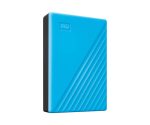 WD My Passport WDBPKJ0040BBL - Festplatte - verschlüsselt - 4 TB - extern (tragbar)