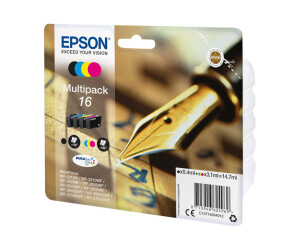 Epson 16 Multipack - 4er-Pack - Schwarz, Gelb, Cyan, Magenta