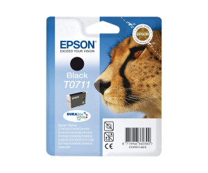 Epson T0711 - Schwarz - Original - Tintenpatrone