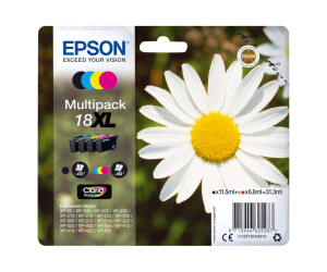 Epson 18xl - 4 -pack - XL - black, yellow, cyan, magenta