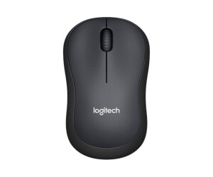 Logitech M220 Silent - Maus - optisch - 3 Tasten - kabellos - 2.4 GHz - kabelloser Empfänger (USB)