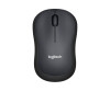 Logitech M220 Silent - Mouse - Visually - 3 keys - wireless - 2.4 GHz - Wireless recipient (USB)