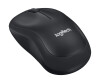 Logitech M220 Silent - Mouse - Visually - 3 keys - wireless - 2.4 GHz - Wireless recipient (USB)