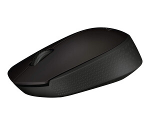Logitech B170 - Mouse - Visually - 3 keys - wireless - 2.4 GHz - Wireless recipient (USB)