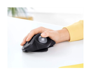 Logitech MX ERGO - Trackball - optisch - 8 Tasten - kabellos - Bluetooth, 2.4 GHz - kabelloser Empfänger (USB)