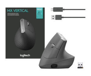 Logitech MX Vertical - Vertikale Maus - ergonomisch -...