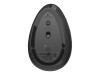 Logitech MX Vertical - Vertikale Maus - ergonomisch - optisch - 6 Tasten - kabellos, kabelgebunden - Bluetooth, 2.4 GHz - kabelloser Empfänger (USB)
