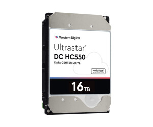 WD Ultrastar DC HC550 WUH721816AL5204 - hard drive - 16 TB - Intern - 3.5 "(8.9 cm)