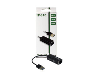 Inter-Tech Argus IT-810 - Netzwerkadapter - USB 3.0 -...