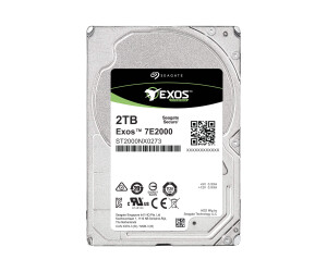 Seagate Exos 7E2000 ST2000NX0273 - Festplatte - 2 TB - intern - 2.5" SFF (6.4 cm SFF)