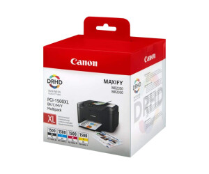 Canon PGI-1500XL C/M/Y/BK Multipack - Hohe Ergiebigkeit