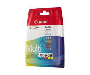 Canon Cli -526 Multipack - 3 -pack - yellow, cyan, magenta