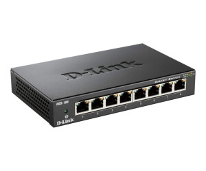 D -Link DGS 108 - Switch - 8 x 10/100/1000 - Desktop