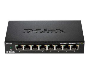 D-Link DGS 108 - Switch - unmanaged - 8 x 10/100/1000