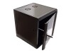 VALUE Gehäuse - geeignet für Wandmontage - glänzend schwarz - 12U - 48.3 cm (19")