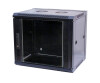 Value housing - suitable for wall mounting - glossy black - 12U - 48.3 cm (19 ")