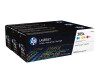 HP 305A - 3er-Pack - Gelb, Cyan, Magenta - original - LaserJet - Tonerpatrone (CF370AM)