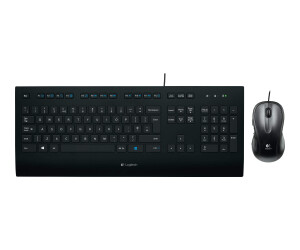 Logitech K280e - Tastatur - USB - Deutsch - Schwarz