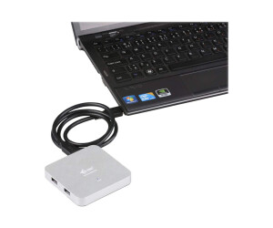 I -TEC USB 3.0 Metal Charging Hub - Hub - 4 x Superspeed...