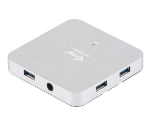 I -TEC USB 3.0 Metal Charging Hub - Hub - 4 x Superspeed USB 3.0