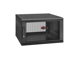 APC NetShelter WX AR106SH6 - Gehäuse - geeignet für Wandmontage - Schwarz - 6U - 48.3 cm (19")