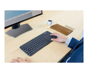 Logitech Wireless Touch Keyboard K400 Plus - keyboard