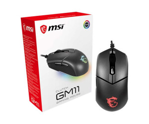 MSI Clutch GM11 Gaming - Maus - rechts- und linksh&auml;ndig