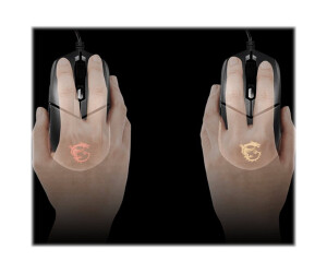 MSI Clutch GM11 Gaming - Mouse - right and left -handed