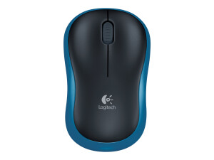Logitech M185 - Maus - optisch - kabellos - 2.4 GHz - kabelloser Empfänger (USB)