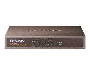 TP-LINK TL-SF1008P - Switch - 4 x 10/100 (PoE)