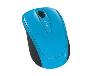Microsoft Wireless Mobile Mouse 3500 - Maus - rechts- und linkshändig - optisch - 3 Tasten - kabellos - 2.4 GHz - kabelloser Empfänger (USB)