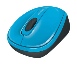 Microsoft Wireless Mobile Mouse 3500 - Maus - rechts- und linkshändig - optisch - 3 Tasten - kabellos - 2.4 GHz - kabelloser Empfänger (USB)