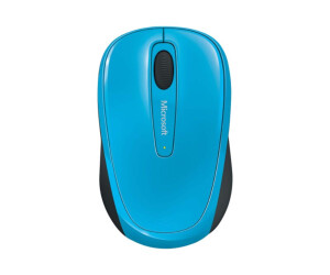 Microsoft Wireless Mobile Mouse 3500 - Maus - rechts- und linkshändig - optisch - 3 Tasten - kabellos - 2.4 GHz - kabelloser Empfänger (USB)