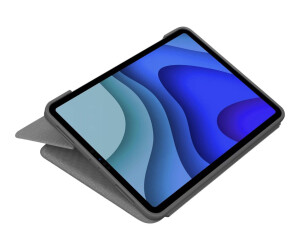 Logitech Folio Touch - Tastatur und Foliohülle - mit Trackpad - hinterleuchtet - Apple Smart connector - QWERTZ - Schweiz - Graphite - für Apple 11-inch iPad Pro (1. Generation, 2. Generation)