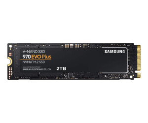 Samsung 970 EVO plus MZ -V7S2T0BW - SSD - encrypted - 2 TB - Intern - M.2 2280 - PCIe 3.0 X4 (NVME)