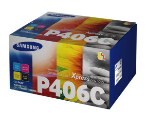 HP Samsung CLT-P406C - 4er-Pack - Schwarz, Gelb, Cyan, Magenta - Original - Tonerpatrone (SU375A)