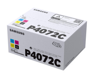 HP Samsung CLT -P4072C - 4 -pack - black, yellow, cyan,...