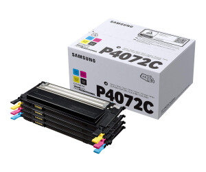 HP Samsung CLT-P4072C - 4er-Pack - Schwarz, Gelb, Cyan, Magenta - Original - Tonerpatrone (SU382A)