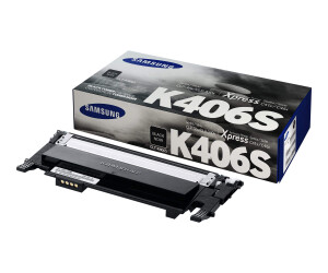 HP Samsung CLT -K406S - black - original - toner...