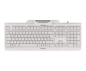 Cherry KC 1000 SC - Tastatur - Deutsch - Pale