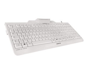 Cherry KC 1000 SC - Tastatur - Deutsch - Pale