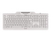 Cherry KC 1000 SC - Tastatur - Deutsch - Pale