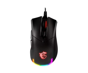 MSI Clutch GM50 Gaming - Maus - ergonomisch - rechts- und...