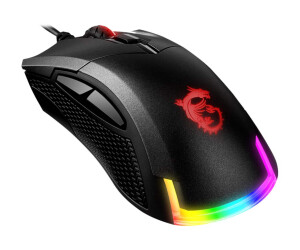 MSI Clutch GM50 Gaming - Maus - ergonomisch - rechts- und linkshändig