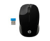 HP 200 - mouse - right and left -handed - optically - wireless - 2.4 GHz - wireless receiver (USB)