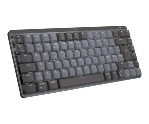 Logitech Master Series MX Mechanical Mini - Tastatur - hinterleuchtet - kabellos - Bluetooth LE - QWERTY - Nordisch (Dänisch/Finnisch/Norwegisch/Schwedisch)